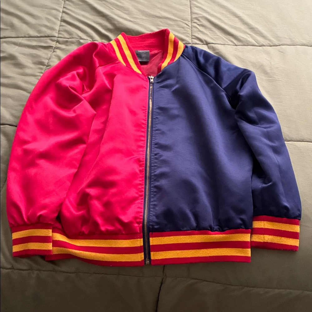 Red and Blue Varsity Jacket